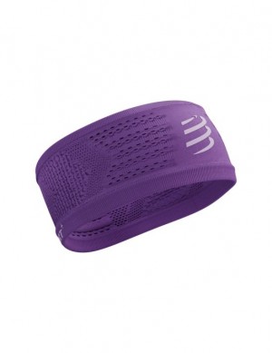 Accesorii Compressport Headband On/Off Barbati Violet | 580342-ZFG