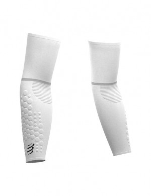 Compression Sleeves Compressport ArmForce Ultralight Dama Albi | 739621-WFJ