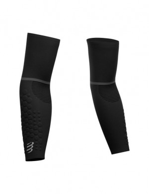 Compression Sleeves Compressport ArmForce Ultralight Barbati Negrii | 249381-ZJI