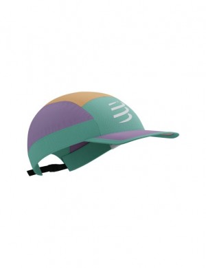 Sapca Compressport 5 Panel Light Cap Barbati Albastri | 639781-CLG