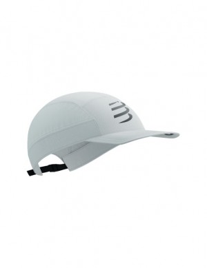 Sapca Compressport 5 Panel Light Cap Barbati Albi | 027458-FKT