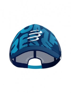 Sapca Compressport Trucker Cap Barbati Albastri | 709613-VXA