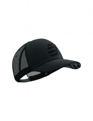 Sapca Compressport Trucker Cap Barbati Negrii Negrii | 120789-EGR