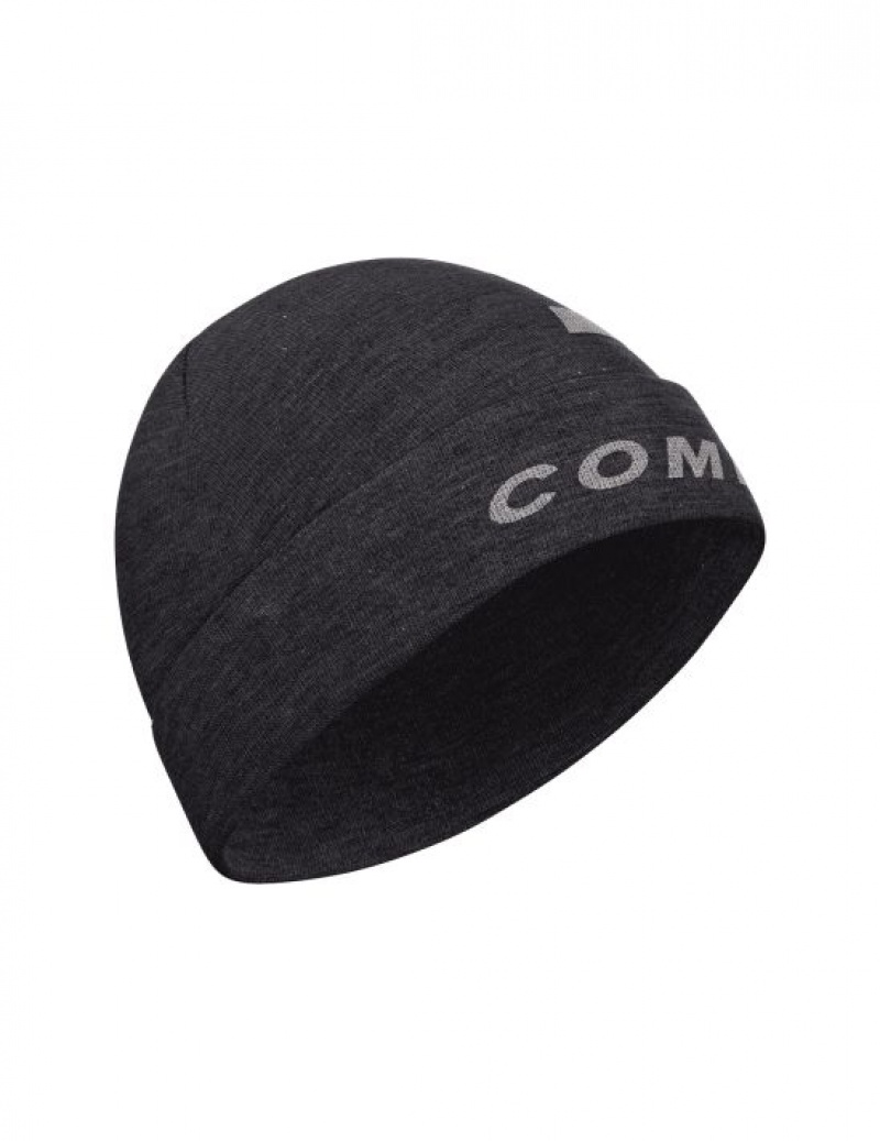 Accesorii Compressport Casual Beanie Unisex Negrii | 153897-CGP