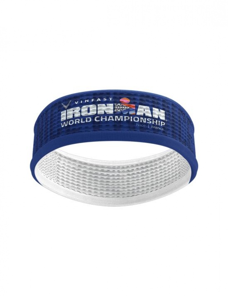 Accesorii Compressport Headband On/Off-Ironman Nice 2023 Unisex Colorati | 170586-BSO