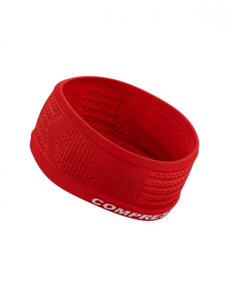 Accesorii Compressport Headband On/Off Barbati Rosii | 691780-GKM