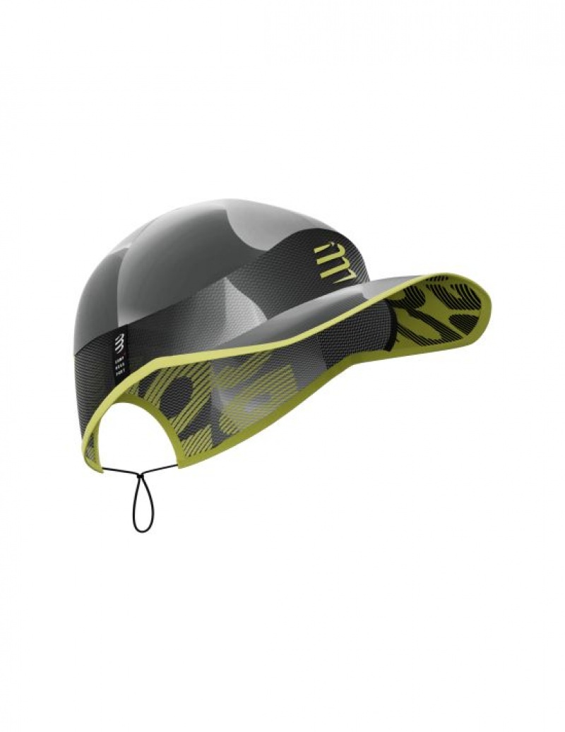 Accesorii Compressport Pro Racing Cap Barbati Negrii Albi | 602759-NRH