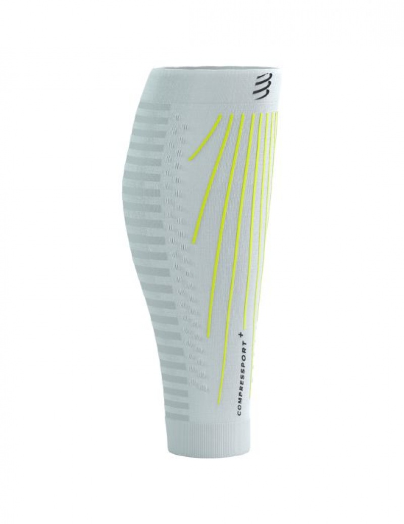 Accesorii Compressport R2 AERO Unisex Albi Galbeni | 107463-VCW