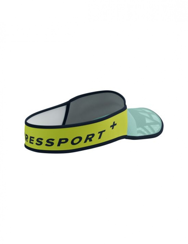 Accesorii Compressport Spiderweb Ultralight Visor Unisex Albastri | 874321-EKS