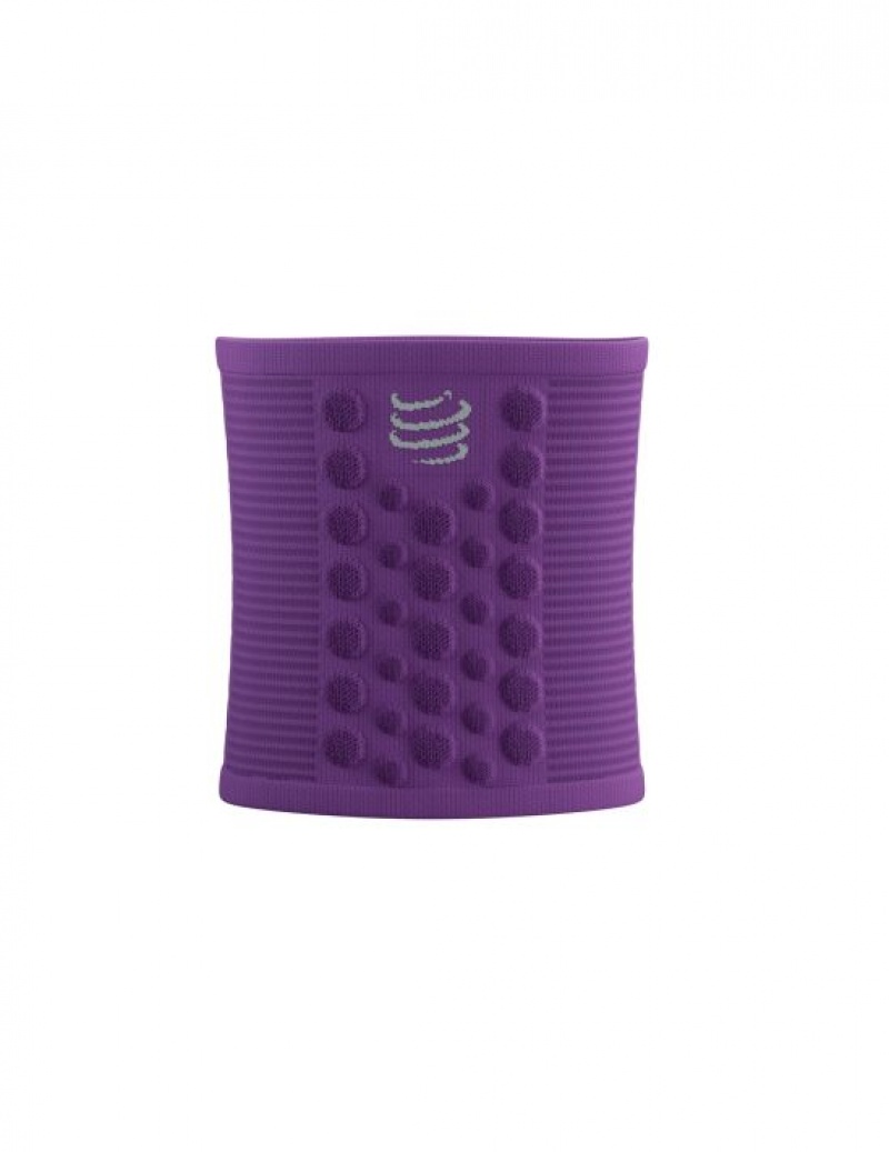 Accesorii Compressport Sweatbands 3D.Dots Unisex Violet Albi | 547689-SQD