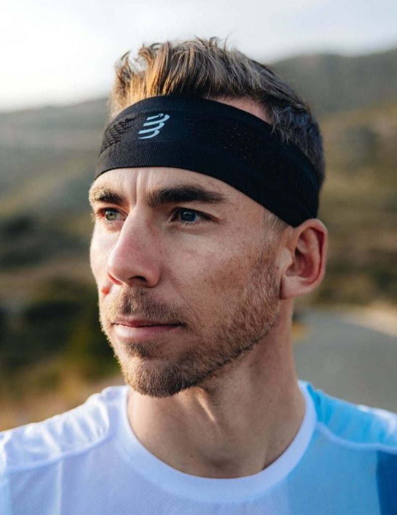 Accesorii Compressport Thin Headband On/Off Unisex Negrii | 843652-RXS