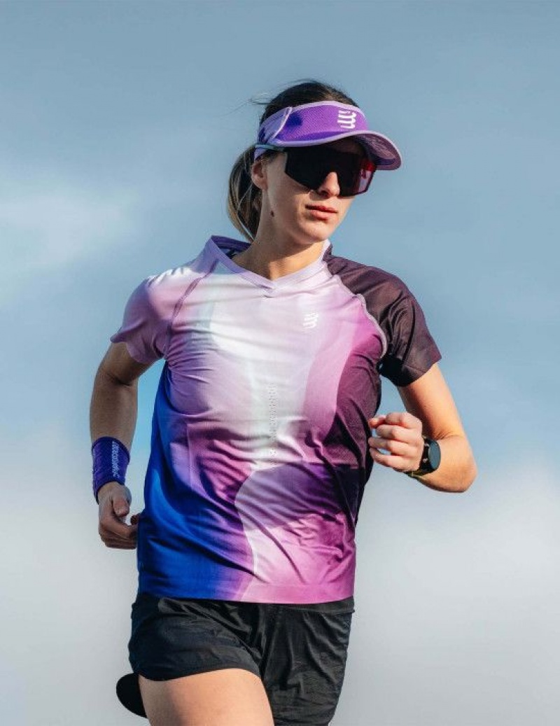 Accesorii Compressport Visor Ultralight Unisex Violet Albi | 675041-BKI