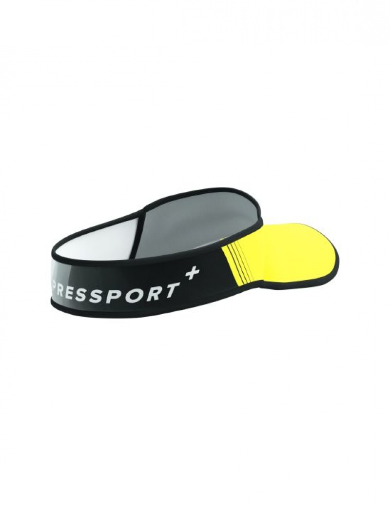 Accesorii Compressport Visor Ultralight Unisex Galbeni Negrii | 935012-QHY