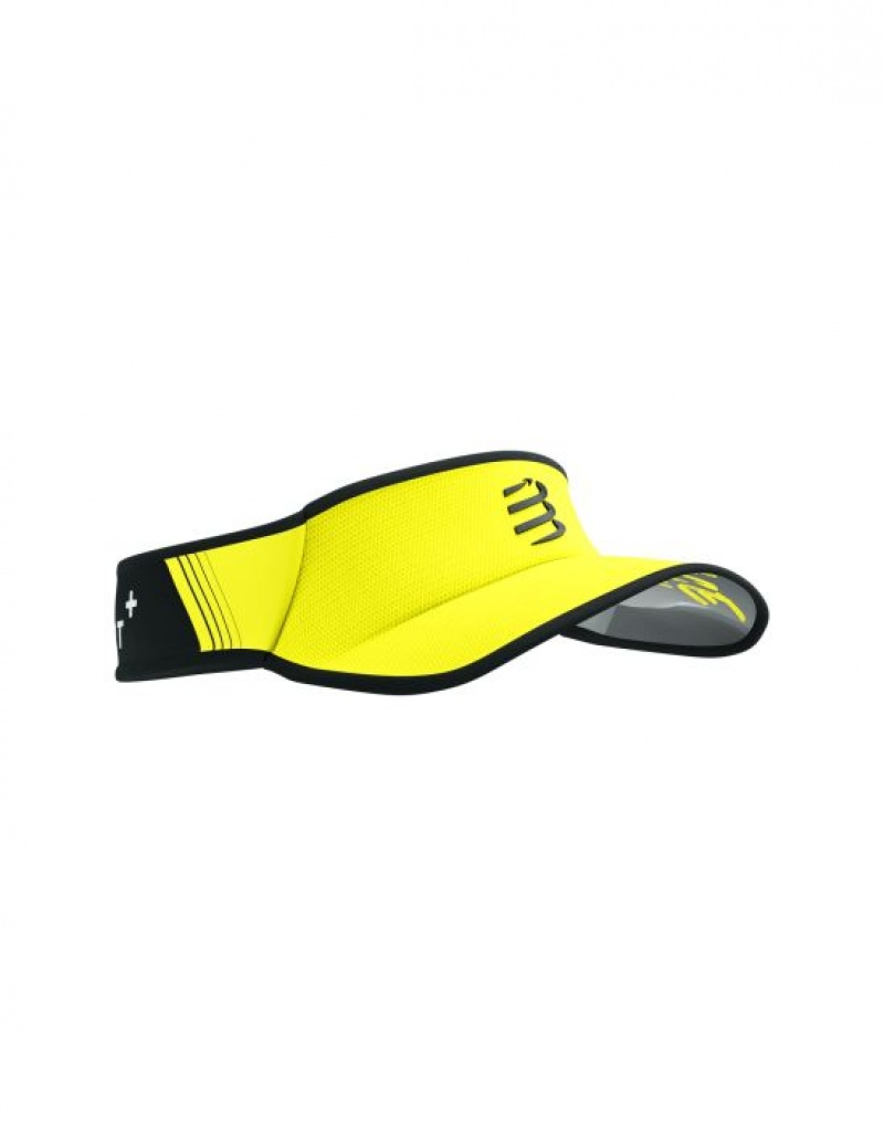 Accesorii Compressport Visor Ultralight Unisex Galbeni Negrii | 935012-QHY