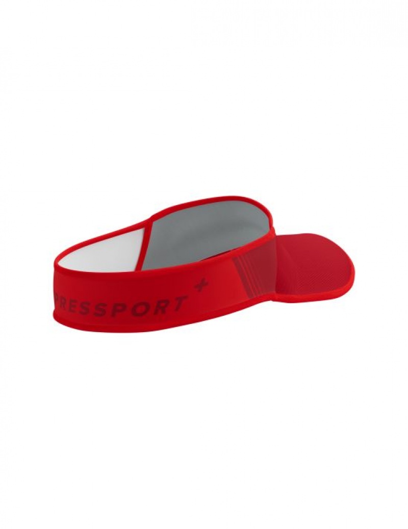 Accesorii Compressport Visor Ultralight Unisex Rosii | 257960-IZF