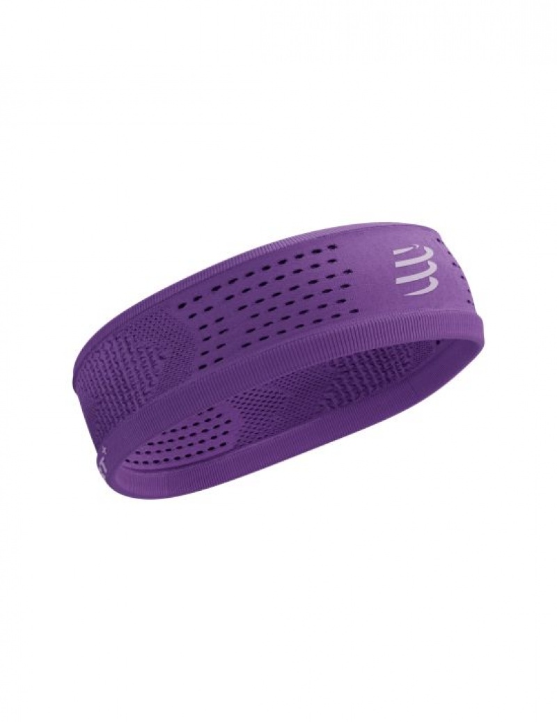 Bentita Compressport Thin Headband On/Off Dama Violet | 157908-KJN