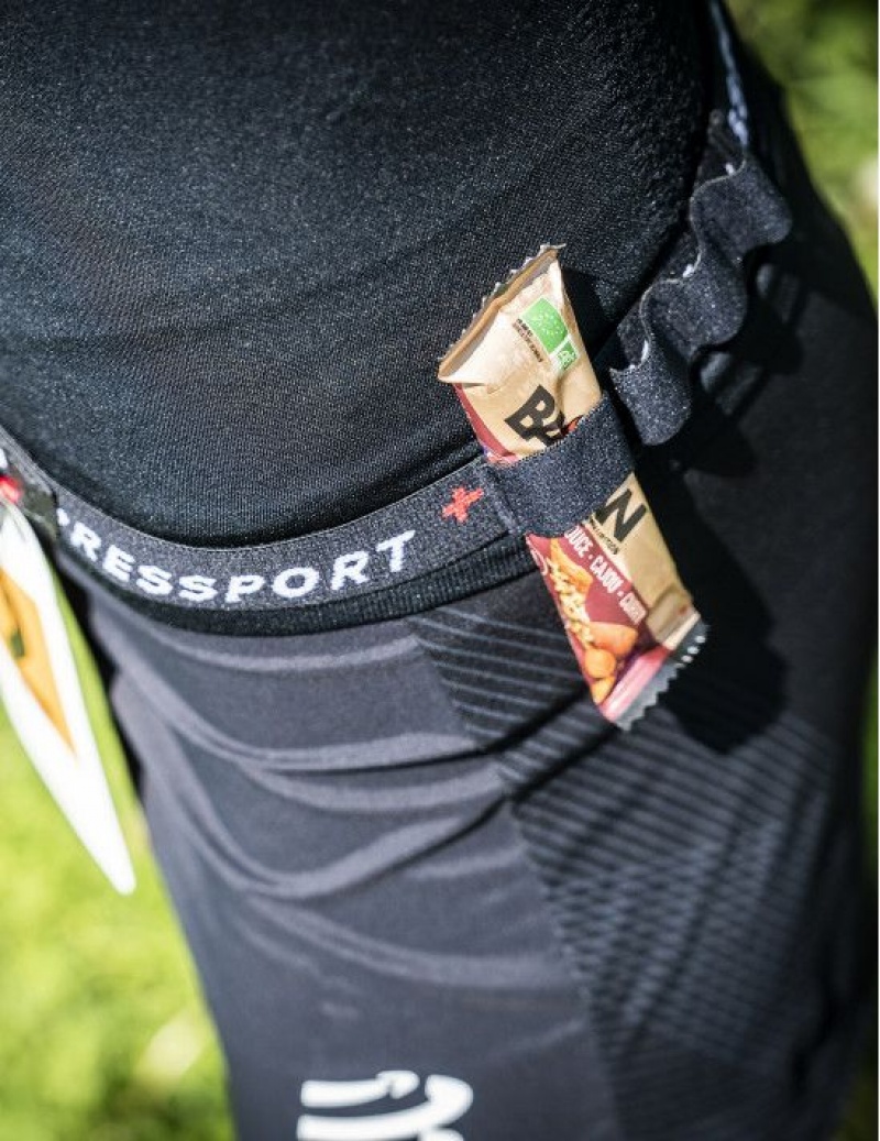 Borseta Compressport Race Belt Barbati Albi | 837692-YNX