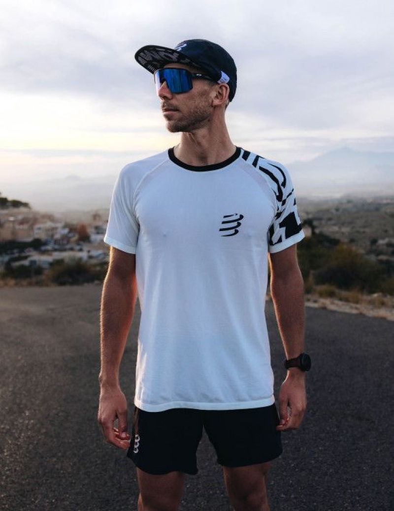 Cămăși De Alergare Compressport TRAINING SS Tshirt M Barbati Colorati | 350627-IGX