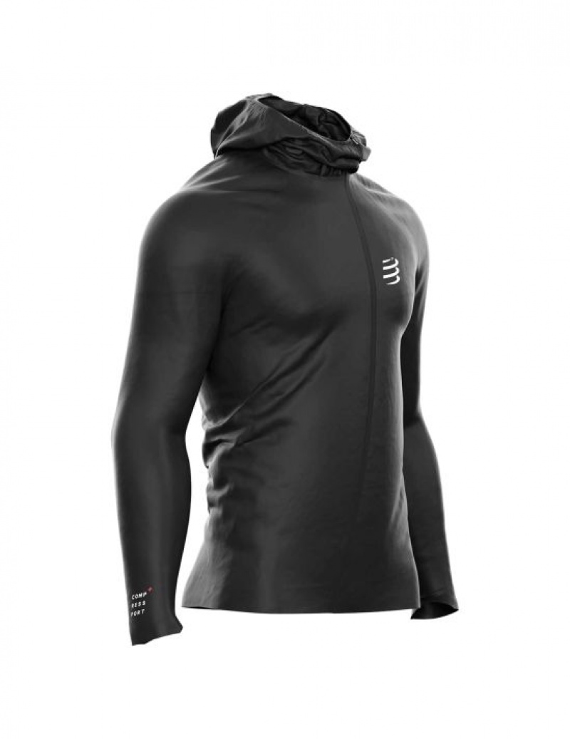 Geaca Compressport Hurricane Impermeabili 10/10 Jacket Dama Negrii | 362804-XLJ