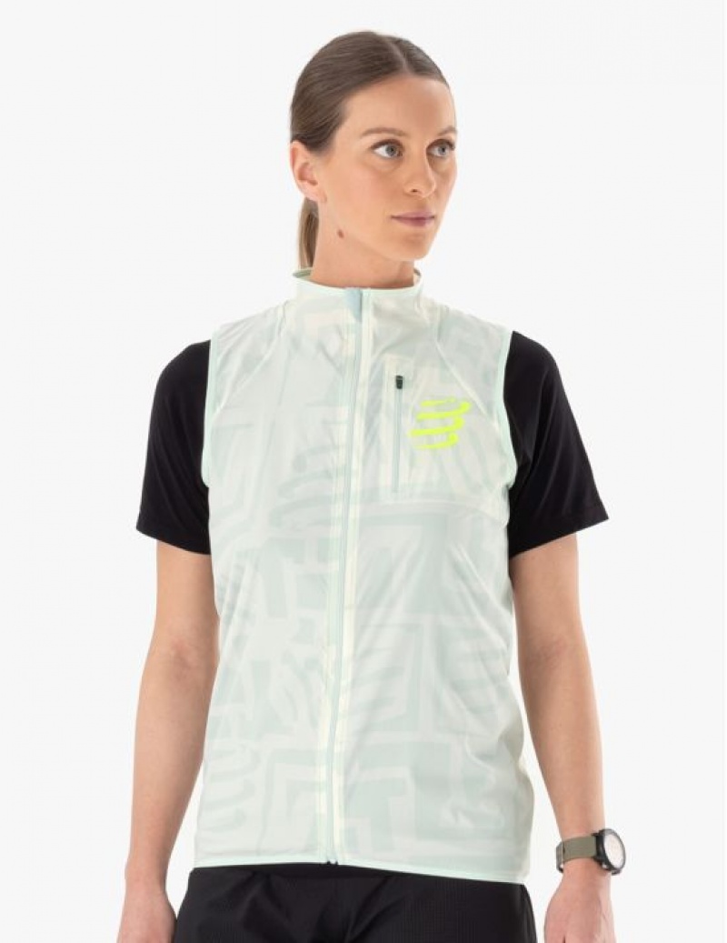 Geaca Compressport Hurricane Windproof Vest W Dama Colorati | 049817-BKP