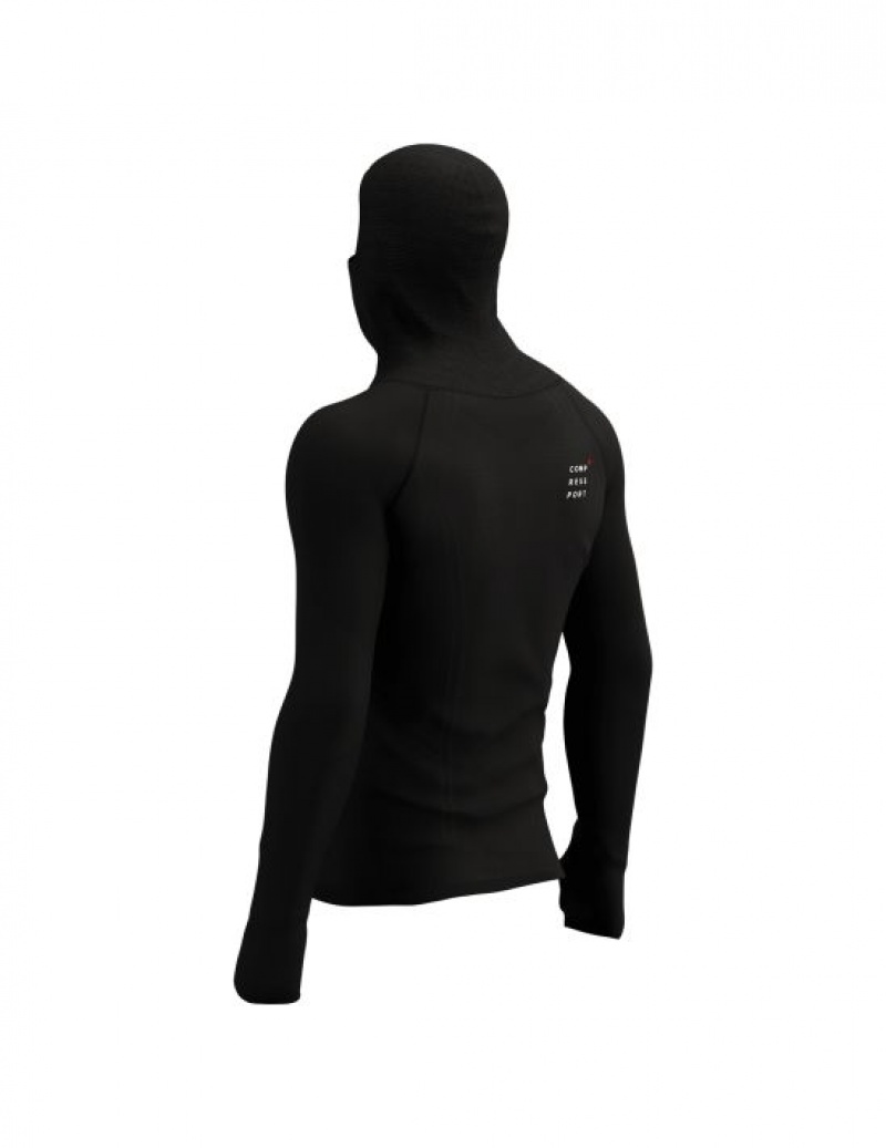 Hanorac cu Gluga Compressport 3D Thermo Ultralight Racing Hoodie Barbati Colorati | 219076-AHR