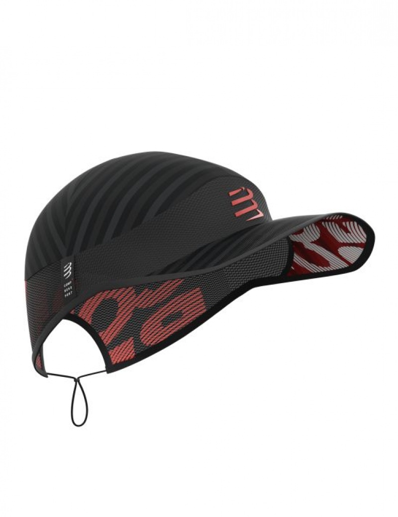 Sapca Compressport Pro Racing Cap Barbati Negrii | 567183-VLI