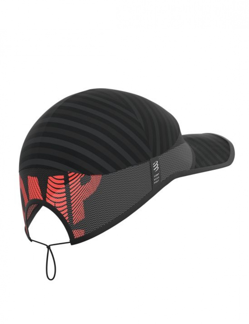 Sapca Compressport Pro Racing Cap Barbati Negrii | 567183-VLI