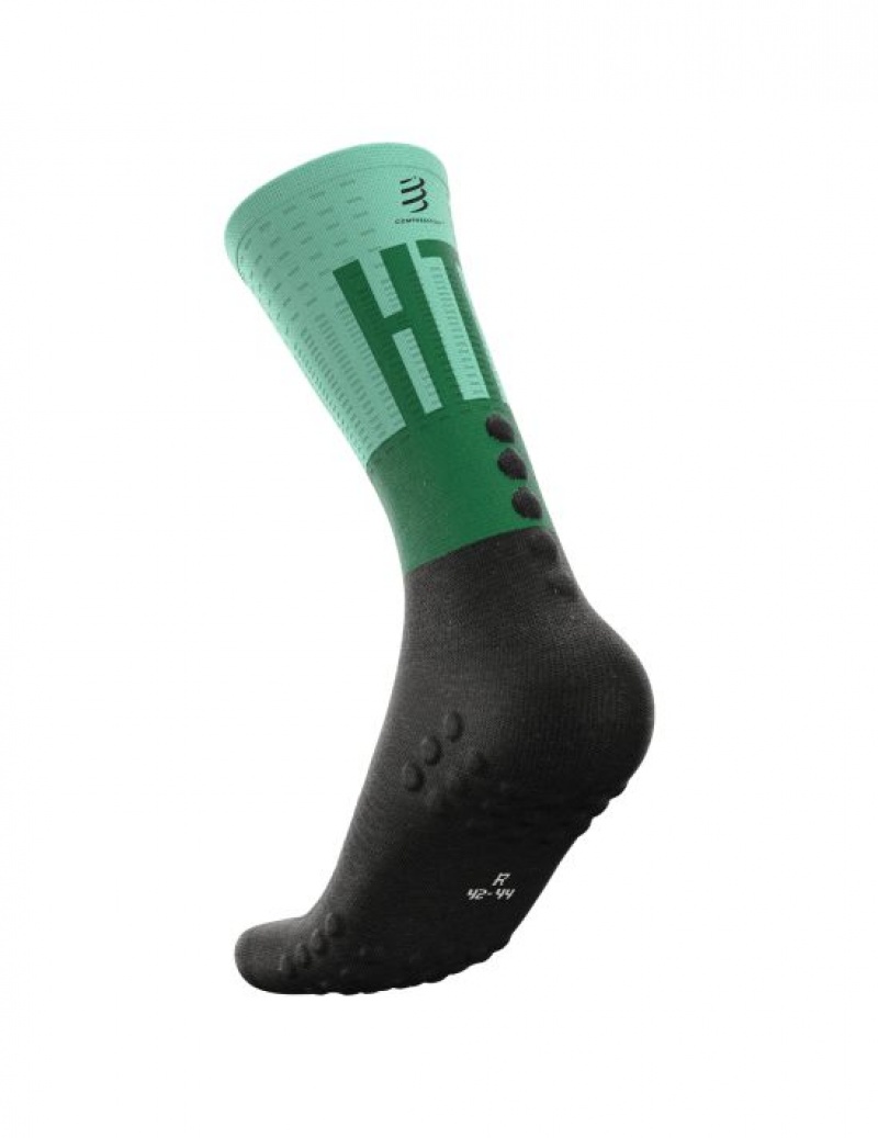 Sosete Alergare Compressport Mid-High Compression Socks Barbati Colorati | 678259-PCS