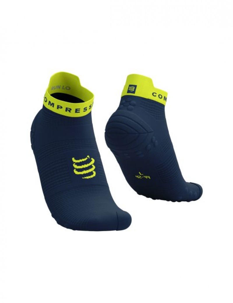 Sosete Alergare Compressport Pro Racing Socks v4.0 Run Low Barbati Verzi | 364502-DFI