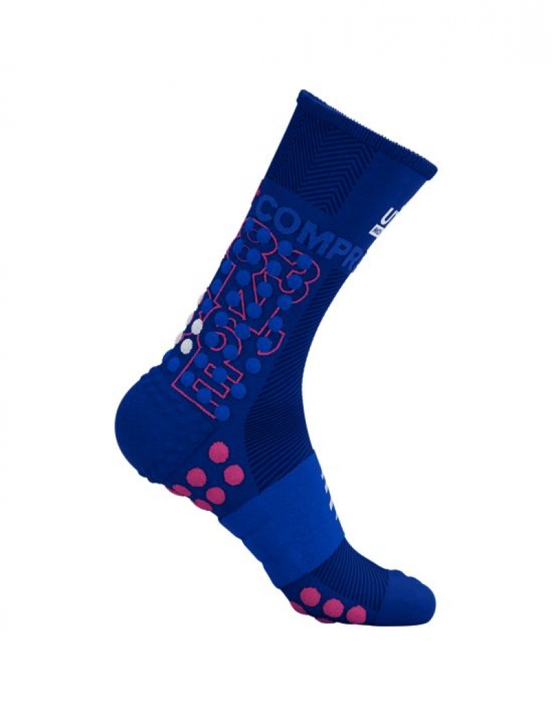 Sosete Alergare Compressport Ultra Trail Socks-UTMB 2023 Barbati Colorati | 258963-SNP