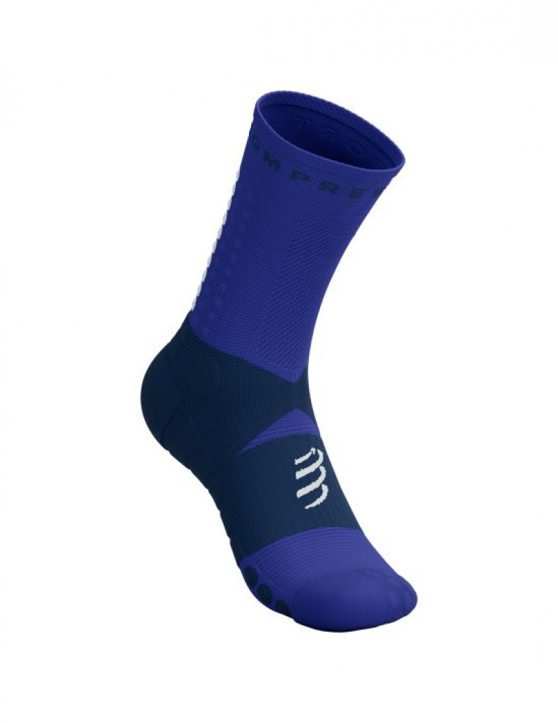 Sosete Alergare Compressport Ultra Trail Socks V2.0 Barbati Albastri | 086157-QIS