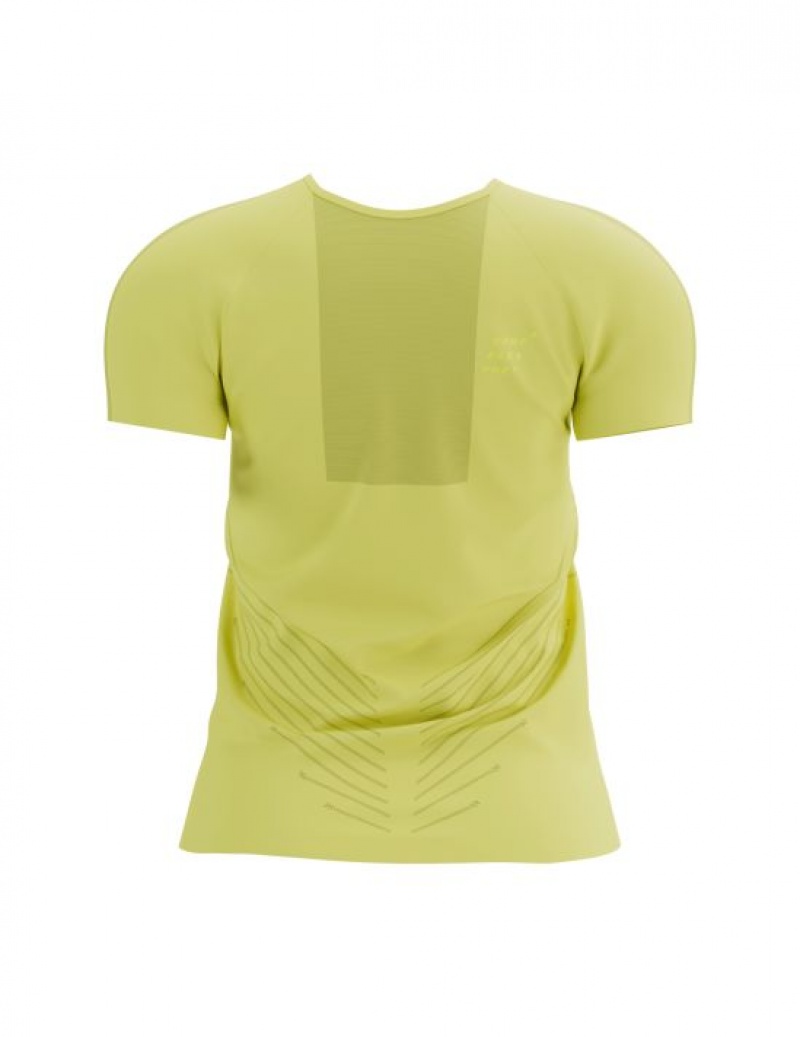 Tricouri Compressport Performance SS Tshirt W Dama Verzi | 354176-PSC