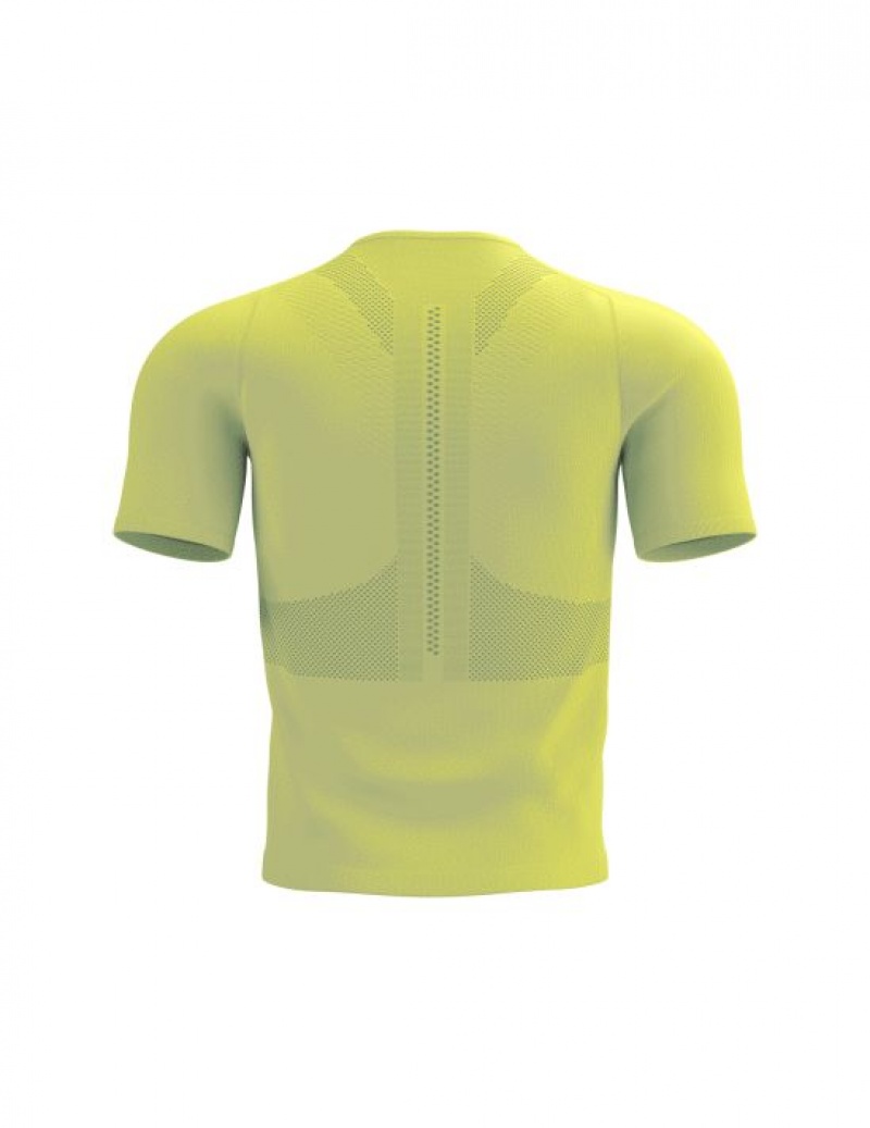 Tricouri Compressport Trail Half-Zip Fitted SS Top Unisex Verzi | 632087-DNB